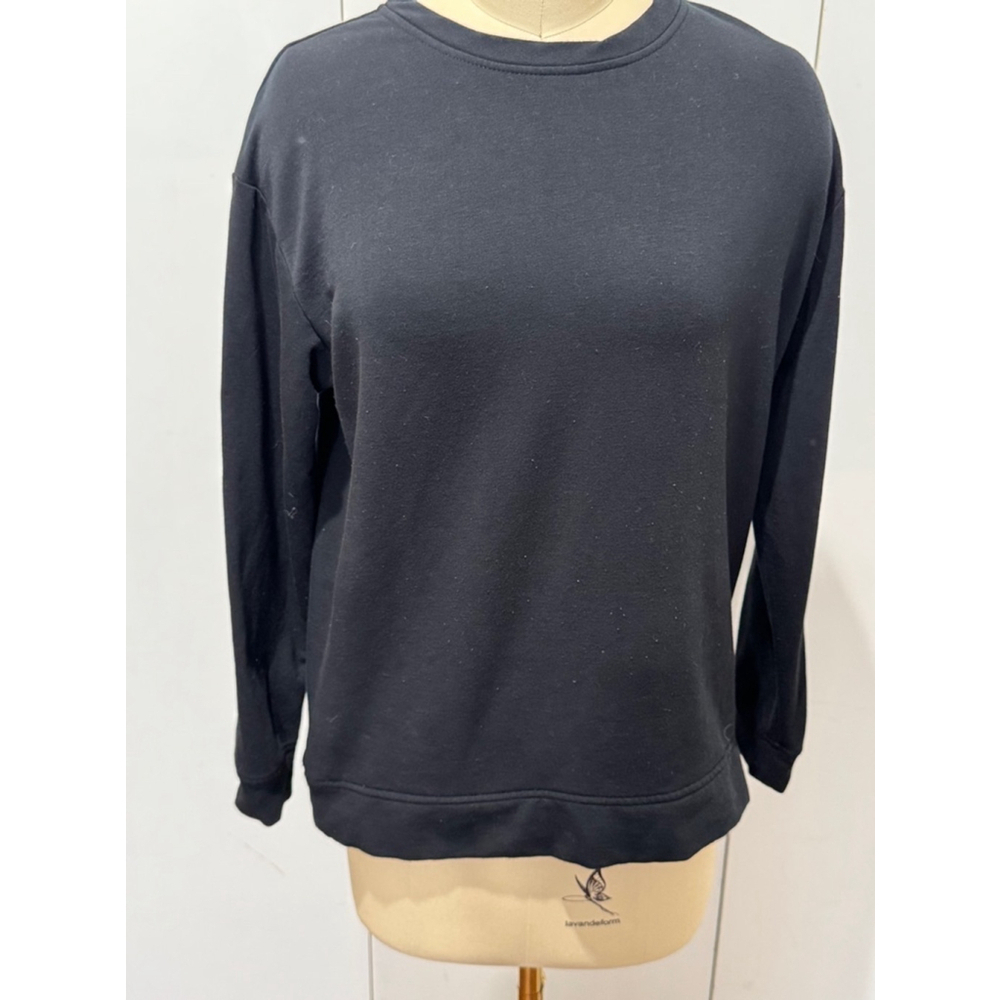 Women's Orvis Black Long Sleeve Sweatshirt Size S very soft
